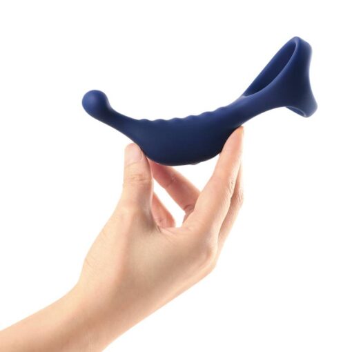 Underquaker Vibrating Anal Probe with Cockring and Remote - Image 2