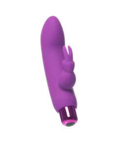 Alices Bunny Rechargeable Bullet w Rabbit Sleeve Purple