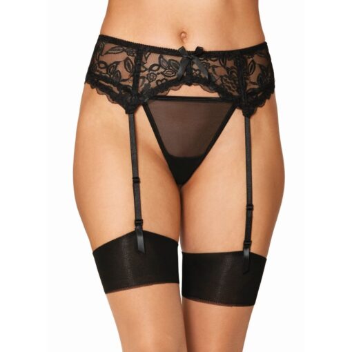 Dreamgirl Lace Garter Belt Black