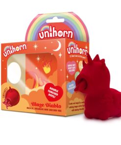 Unihorn Blaze Diablo Fork Tongue Massager Red