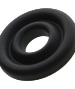 Silicone Donut Cushion Black for Pump Cylinder 1.75in-2.15in Dia