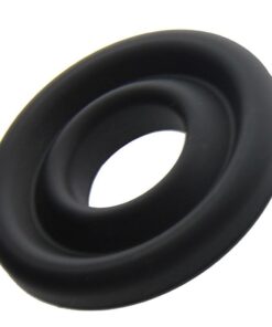 Silicone Donut Cushion Black for Pump Cylinder 2.15in - 2.5in Dia