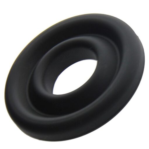 Silicone Donut Cushion Black for Pump Cylinder 2.15in - 2.5in Dia