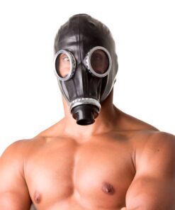Classic 80s Fetish Rubber Gas Mask