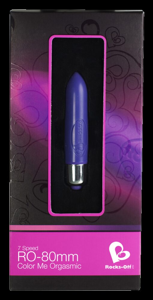 RO-80mm 7 Speed Colour Me Orgasmic Vibrating Bullet - Image 2