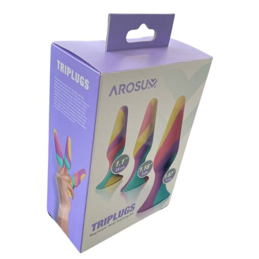 TriPlugs 3 Pc Silicone Anal Training Kit - Image 6