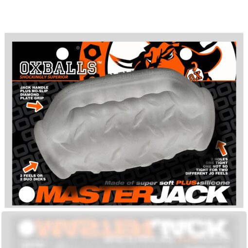 Masterjack Double Penetration JO Clear Ice - Image 4