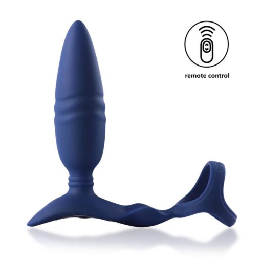 Ring'n'Rear Dual Thrusting Anal Probe with Cockring and Remote - Image 2