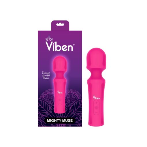 Viben Mighty Muse Massager Hot Pink - Image 3