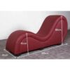 Kama Sutra Mebon Chaise Love Lounge Brown - Image 2