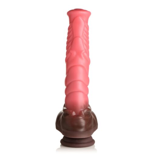 Deluxe Centaur Thrusting & Vibrating Silicone Dildo - Image 3