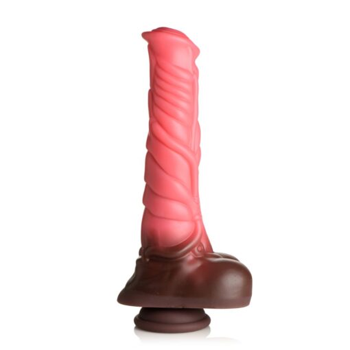 Deluxe Centaur Thrusting & Vibrating Silicone Dildo - Image 4