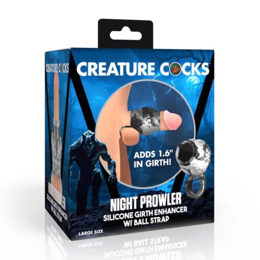 Night Prowler Silicone Penis Sleeve and Ball Stretcher - Image 7