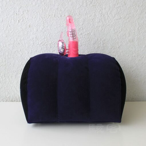 Inflatable Sex Positioning Half Dome Cushion with Toy Holder - Image 2