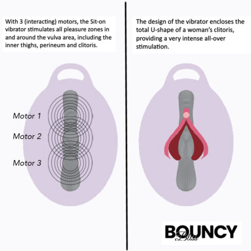 Bouncy Bliss Classic Inflatable Sit-On Vibrator - Image 5