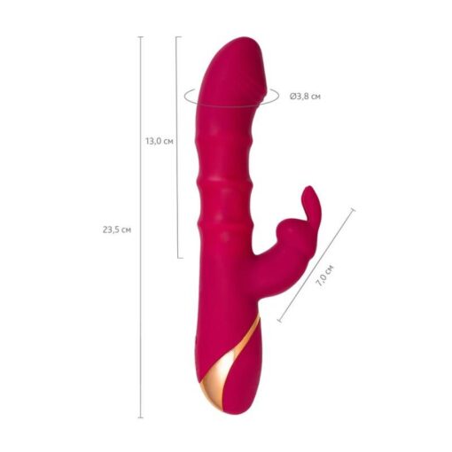 JOS Tenty Rabbit Vibrator with Moving Shaft Rings - Image 7