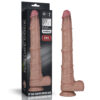 16in Dual Layered Bendable Silicone Cock XXL