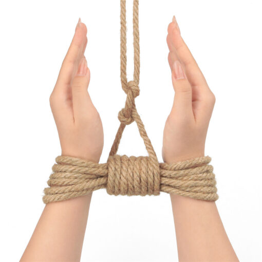 Rebellion Reign Rustic 10m Hemp Bondage Rope - Image 4