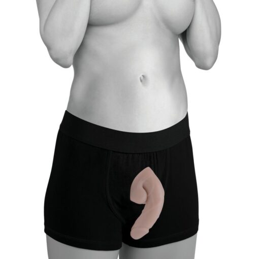 Large Bulge Soft Packer Dildo Light Skin Tone - Image 5