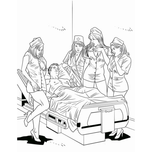 XXX Nurses Colouring Book - Image 3