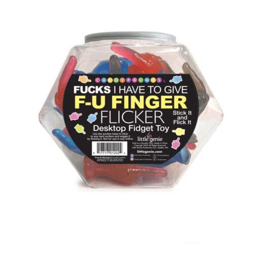 12 FY Finger Flickers 24 Pc Fish Bowl - Image 2