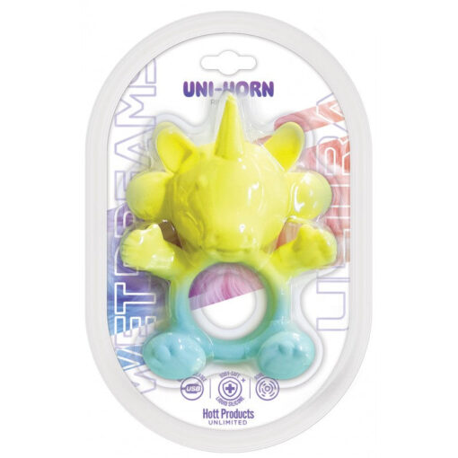 Wet Dreams Ultra 20 Mode USB Silicone UniHorn Cock Ring - Image 2