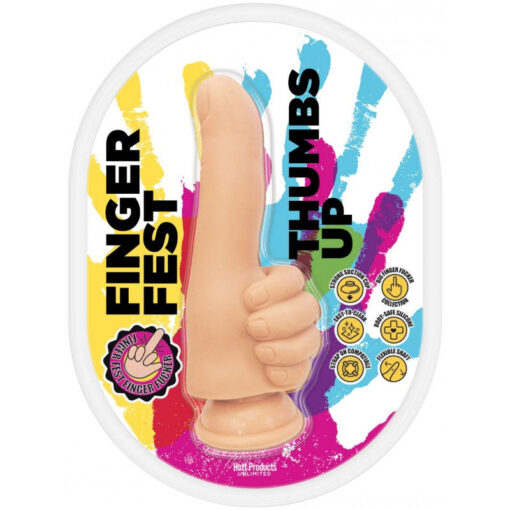 Finger Fest Dildo Thumbs Up Flesh - Image 2