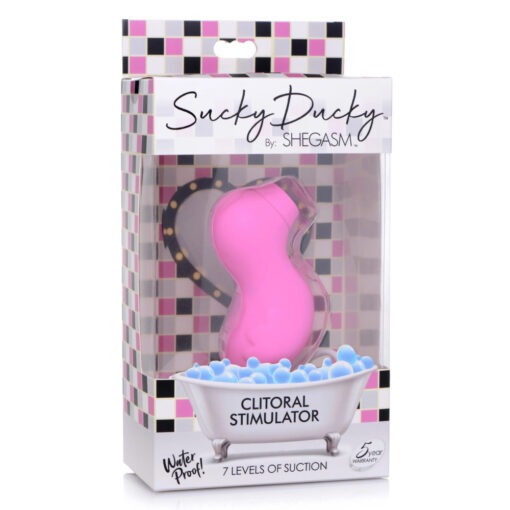 Sucky Ducky Silicone Clitoral Stimulator Pink - Image 4