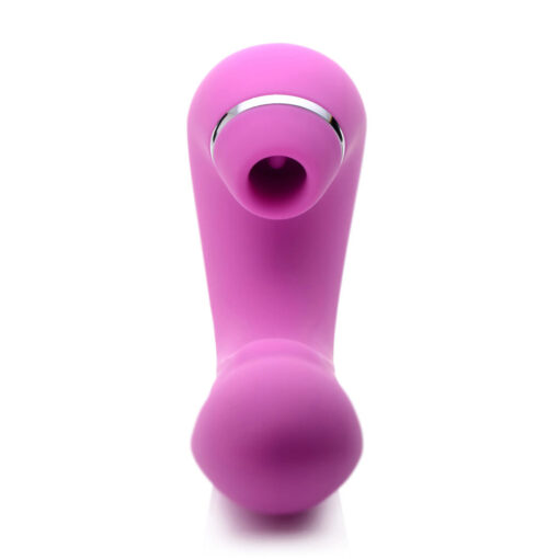 Shegasm 5 Star 10X Tapping G-Spot Vibe w Suction Pink - Image 4