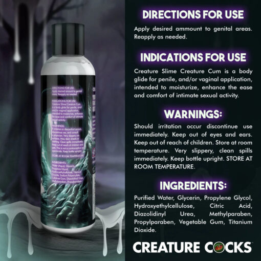 Creature Slime Creature Cum Unscented Jizz Lubricant 8oz - Image 5