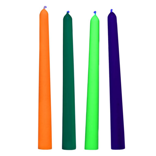 Glow Wax UV Blacklight Reactive Drip Candles 4 Pc - Image 2