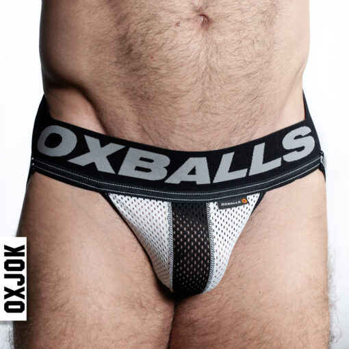 Oxballs Airmesh Swagger Jockstrap Ice White - Image 5