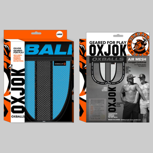 Oxballs Airmesh Swagger Jockstrap Sky Blue - Image 4