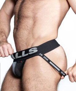 Oxballs Airmesh Swagger Jockstrap Tar Black