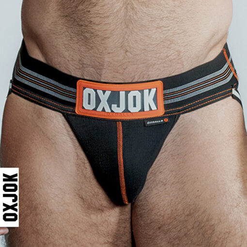 Oxballs Slingjock Upthrust Slider-Strap Jock Black Iron - Image 2