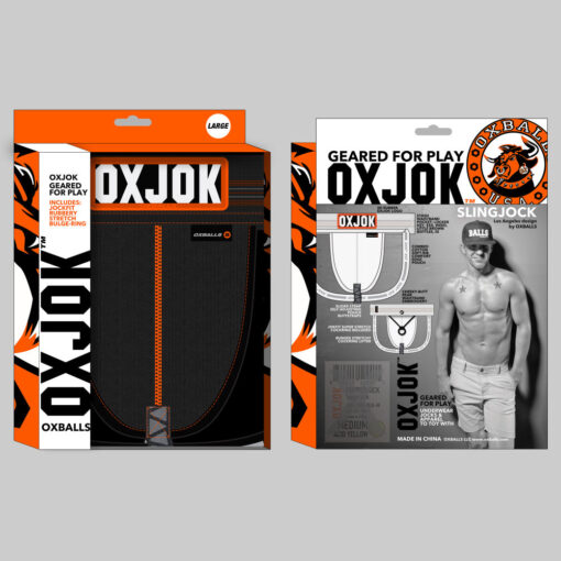 Oxballs Slingjock Upthrust Slider-Strap Jock Black Iron - Image 5