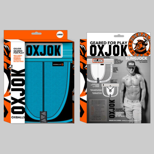 Oxballs Slingjock Upthrust Slider-Strap Jock Pool Blue - Image 4
