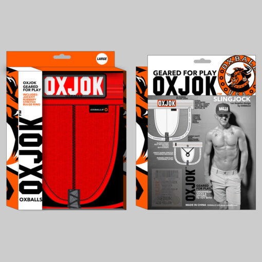 Oxballs Slingjock Upthrust Slider-Strap Jock Red Hot - Image 4