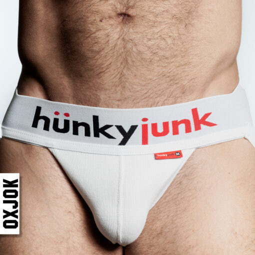 Oxballs Hunker Slider Strap Jock White Snow - Image 4