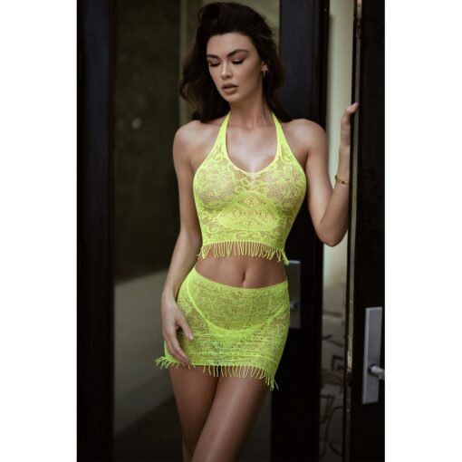 Eyelash Lace 3 Pc Crop