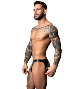 Male Power Moonshine Jock Strap Black