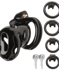 Hard Stop Double Ring Chastity Cage