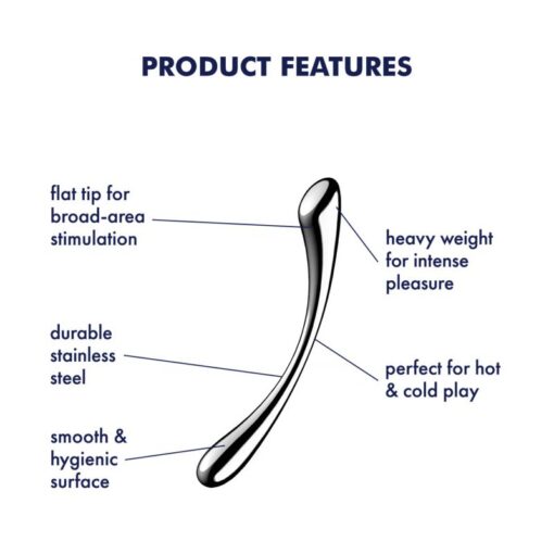 Satisfyer Cosmic Crest 1 Metal Dildo - Image 4