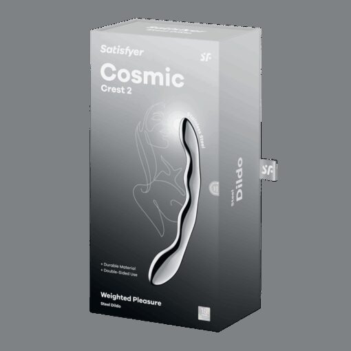 Satisfyer Cosmic Crest 2 Metal Dildo - Image 3