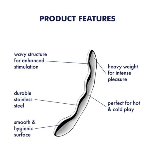 Satisfyer Cosmic Crest 2 Metal Dildo - Image 4