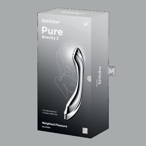 Satisfyer Pure Gravity 2 Metal Dildo - Image 3