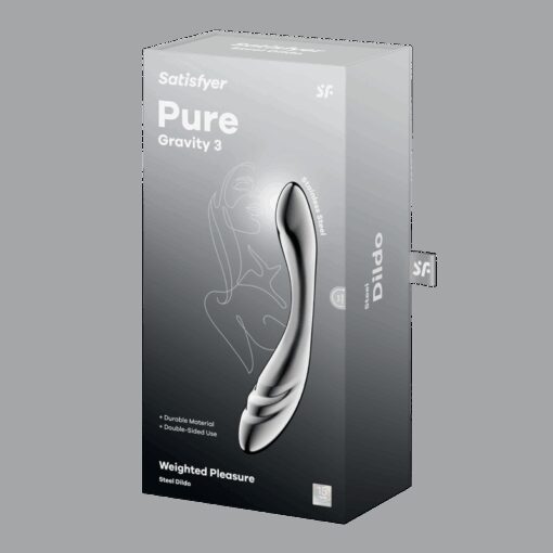 Satisfyer Pure Gravity 3 Metal Dildo - Image 4