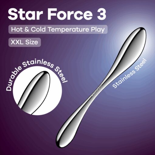 Satisfyer Star Force 3 Metal Dildo - Image 2