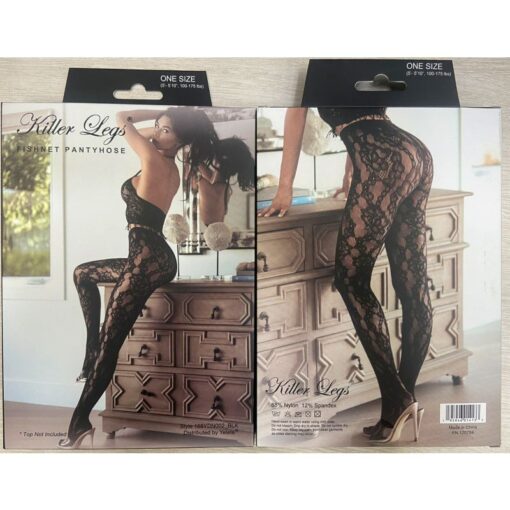 Afterglow Micro Fishnet Tights Fuchsia - Image 3