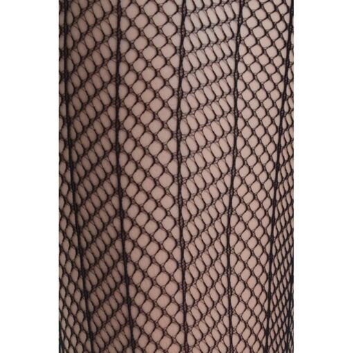 Sensual Arrow Mesh Tights Black - Image 4